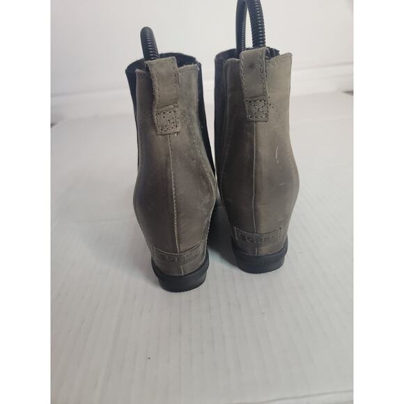 Sorel Womens Joan Of Arctic Wedge II Chelsea Boots (NL3022-052) size 9.5 Gray - Picture 7 of 10